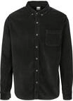 Urban Classics Herren Corduroy Shirt Hemd, Black, L