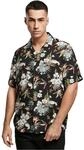Urban Classics Herren Hemd Viscose AOP Resort Shirt, l&auml;ssiges Hemd f&uuml;r...
