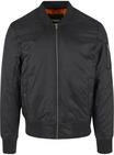 Urban Classics Herren Bomberjacke, Blusen, Schwarz, 5XL Gro&szlig;e