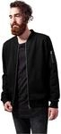 Urban Classics Herren Sweat Bomber Jacket Jacke, Schwarz, S EU