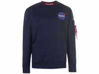 Alpha Industries Space Shuttle Sweater Sweatshirt für Herren Rep.Blue