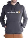 Carhartt, Herren, Weites, mittelschweres Sweatshirt mit Logo-Grafik, Anthrazit