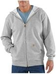 Carhartt Herren Zip Hooded Sweatshirt Sweatshirt, Heather Grey, XL