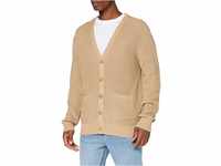 Urban Classics Herren Boxy Cardigan Sweatshirts, warm sand, S