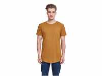 Urban Classics Herren Shaped Long Tee T Shirt, Braun (Nut), 5XL Große Größen...