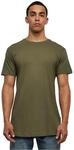 Urban Classics Herren Shaped Long Tee T-Shirt, Gr&uuml;n (olive), S