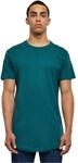 Urban Classics Herren Shaped Long Tee T-Shirt, Gr&uuml;n (jasper), M
