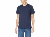 Tommy Jeans Herren T-Shirt Kurzarm TJM Original Slim Fit, Blau (Black Iris), XL