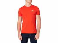 Alpha Industries Herren Basic T Small Logo T-Shirt, Atomic Red, L