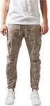 Urban Classics Herren Hose Camo Cargo Jogging Pants, Sand camo, Gr. W34