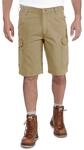 Carhartt Herren Rugged Flex Relaxed Fit Cargo-Arbeitsshorts Aus Canvas Shorts, Tarmac