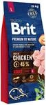 Brit Premium by Nature Adult L Trockenfutter f&uuml;r gro&szlig;e Hunderassen,...