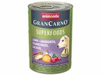 animonda Gran Carno adult Superfoods Hundefutter, Nassfutter für ausgewachsene