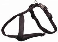 Trixie 1998401 Premium Y-Geschirr, S-M: 45-50 cm/15 mm, schwarz, S