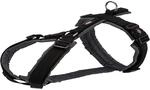 Trixie Trekkinggeschirr New Premium, M 53-64cm/20mm, schwarz/Graphit, Hund