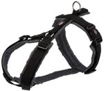 Trixie - Geschirr Trekking f&uuml;r Hunde, Gr&ouml;&szlig;e S, Farbe: Schwarz/Grau Graphit