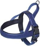 Nobby Norweger Geschirr Linen Deluxe, blau L: 50-64 cm + 42 cm, B: 25/35 mm, 1 St&uuml;ck