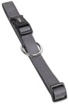 Nobby Halsband Classic, mausgrau L: 40-55 cm, B: 20 mm, 1 St&uuml;ck