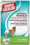 Simple Solution Hunde Windeln XL, 12 St&uuml;ck
