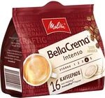 Melitta BellaCrema Intenso, 16 Gemahlener R&ouml;stkaffeepads, St&auml;rke 4, 107g