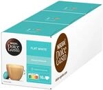 NESCAF&Eacute; DOLCE GUSTO Flat White Kaffeekapseln 3er Pack (3 x 16 Kapseln)