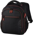 Hama Kamera-Rucksack Miami, 150, schwarz/rot