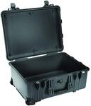 PELI 1560 Langer Schutzkoffer mit Rollen, IP67 Wasser- und Staubdicht, 44L Volumen,