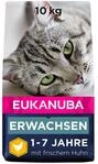 Eukanuba Katzenfutter trocken mit frischem Huhn, 10 kg | Premium Trockenfutter | mit
