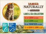 IAMS Naturally Katzenfutter Nass in Sauce - hochwertiges Nassfutter mit Fleisch und