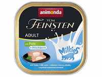 Animonda Vom Feinsten adult + Milchkern Katzenfutter, Nassfutter für...