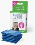 Catit Magic Blue, Geruchsfilter f&uuml;r Katzentoiletten, Nachf&uuml;llpack Filterpads f&uuml;r 3