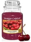 Yankee Candle Duftkerze im Glas (gro&szlig;) | Black Cherry | Kerze mit langer...
