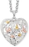 Engelsrufer Damen Halskette aus Sterling Silber mit herzf&ouml;rmigem