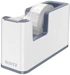 Leitz WOW Klebeband-Tischabroller Duo Colour inkl. Klebeband, Wei&szlig;/Grau