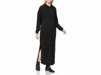 Urban Classics Damen TB4557-Ladies Modal Terry Long Hoody Dress Kleid, Black, M