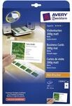 AVERY Zweckform C32011-10 Superior Visitenkarten, blanko (100 St&uuml;ck, 200g, 85x54 mm,