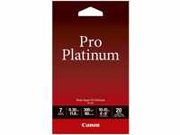 Canon PT-101 Pro Platinum Fotopapier - 10 x 15 cm, 20 Blatt (300 g/qm) für