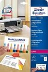 AVERY Zweckform C32026-10 Premium Visitenkarten, blanko (100 St&uuml;ck, 270g,...