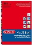 Herlitz 5031612 Universalpapier Colourmix pastell, A4, 80 g/qm, 100 Blatt farbig
