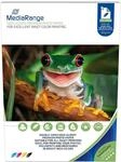 MediaRange Hochglanz Fotopapier 160 g/m&sup2; 50 Blatt, beidseitig bedruckbar A4