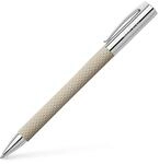 FABER-CASTELL 149616 - Dreh-Kugelschreiber, AMBITION OpArt, "White Sand"
