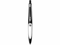 herlitz 50028276 Kugelschreiber my.pen, schwarz/weiß, 1 Stück