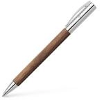 Faber-Castell 148531 - Drehkugelschreiber Ambition Nussbaum, Kugelschreiber Mine B,