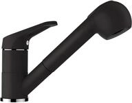 SCHOCK&reg; K&uuml;chenarmatur Cosmo Nero I Schwarze Hochdruck Armatur mit ausziehbarer