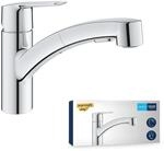 GROHE Start, K&uuml;chenarmatur 2 Strahlarten (Wasserhahn K&uuml;che mit ausziehbarer...