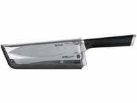 Tefal K25690 Ever Sharp Chef-Messer + Messerschärfer | 16,5 cm Kochmesser 