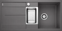 BLANCO METRA 6 S | Granitsp&uuml;le aus SILGRANIT felsgrau | Einbauart: Einbau von Oben 