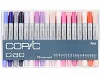 COPIC Ciao Marker Set B mit 72 Farben, Allround Layoutmarker, im praktischen