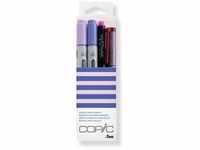 COPIC Ciao Set "Doodle Pack Purple", 4er Set mit 2 Twin Marker mit einer