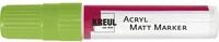 KREUL 46218 - Acryl Matt Marker XXL, mit Keilspitze ca. 15 mm, gr&uuml;n, matte,